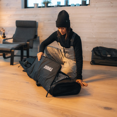  Чехол для сноуборда на колесиках Thule RoundTrip Snowboard Roller 165 см, черный, 3205176 компании RackWorld